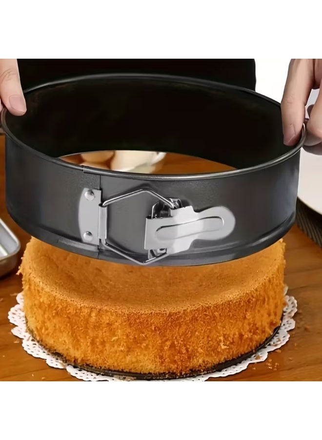 AMM Baking Pans Round 11 Inch Leakproof Nonstick Removable Bottom Bakeware for Cake, Cheesecakes, Pizza, and Quiches - Image 5